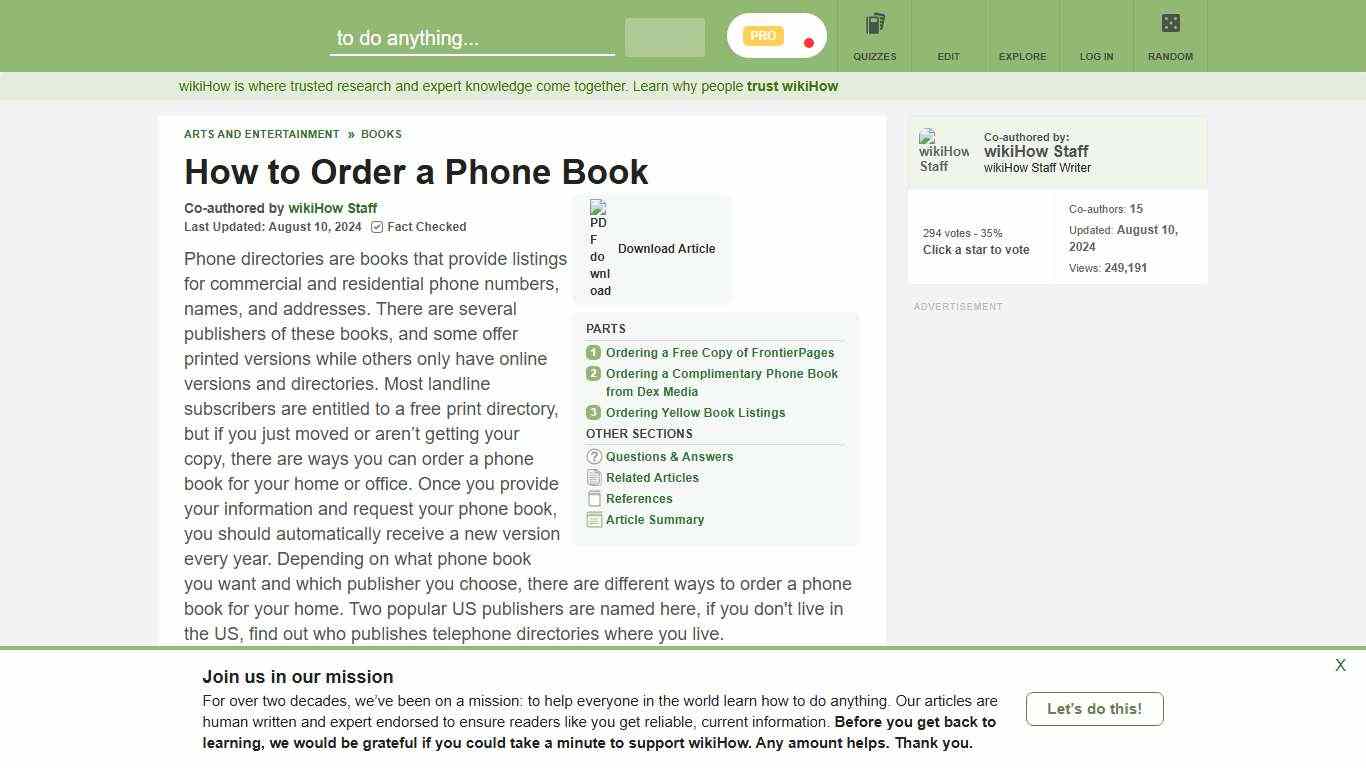 How to Order a Phone Book: 8 Steps (with Pictures) - wikiHow